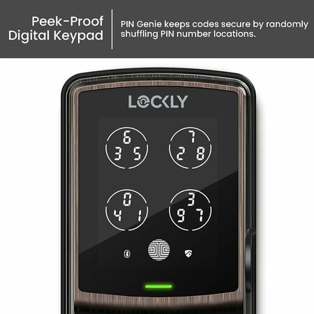 Lockly Secure Pro Deadbolt Edition, Venetian Bronze PGD728WVB